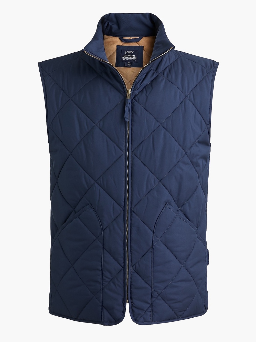 J Crew Quilted Walker Vest Sz XL